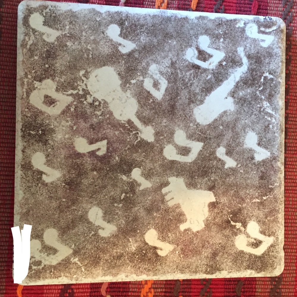 6" x 6" handmade tile hot plate-trivet / wall art